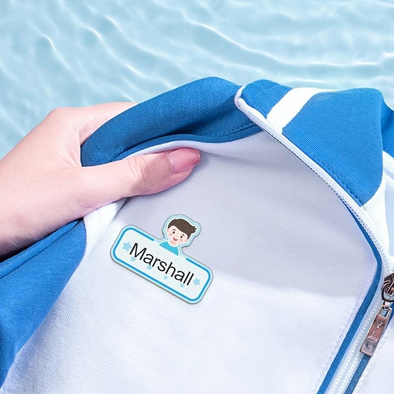 Personalized Sewing Labels for Students' Clothes - 48pcs, Machine Washable