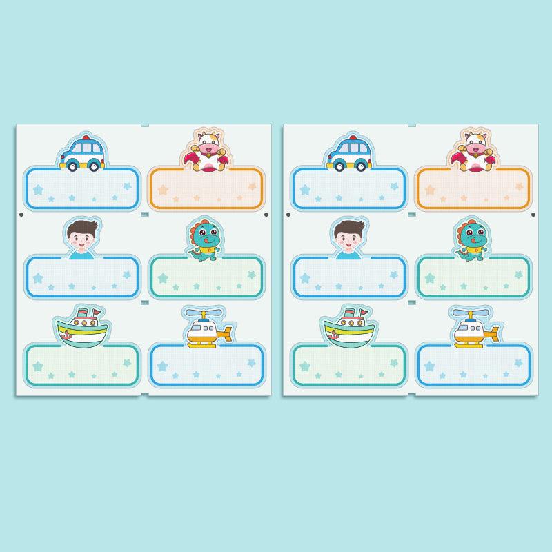 Personalized Sewing Labels for Students' Clothes - 48pcs, Machine Washable
