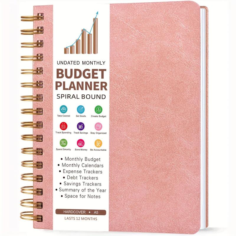 Budget Planner Monthly Organizer Notebook - Expense Tracker A5 Undated