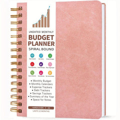 Budget Planner Monthly Organizer Notebook - Expense Tracker A5 Undated