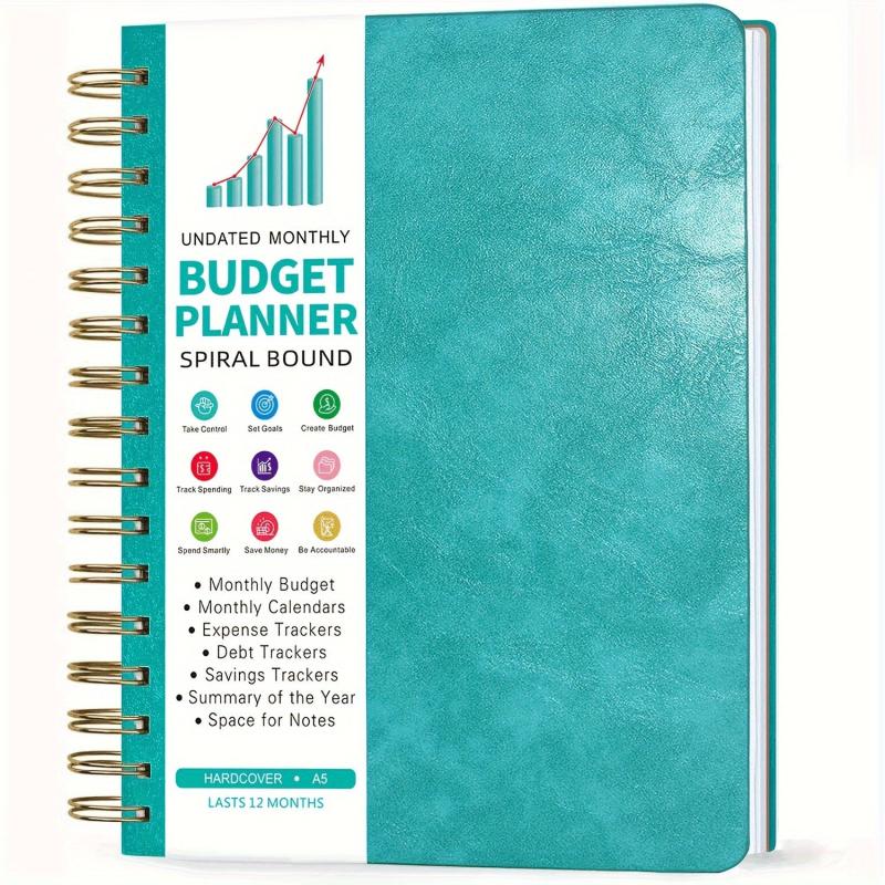 Budget Planner Monthly Organizer Notebook - Expense Tracker A5 Undated