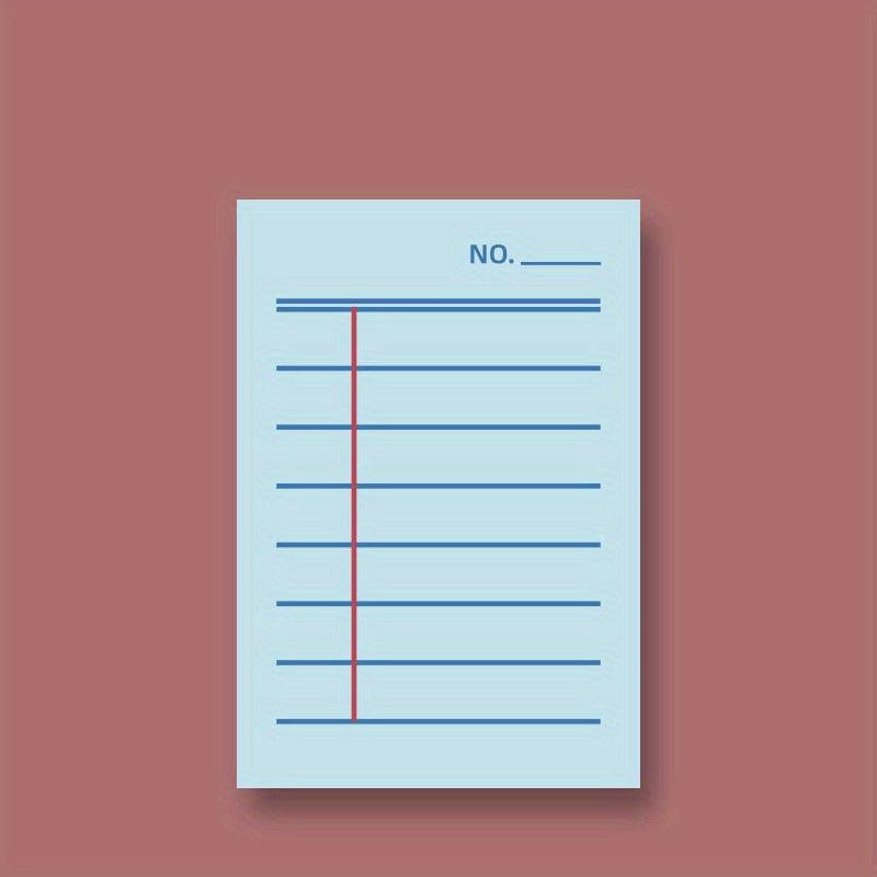 Thick Line Sticky Notes 60 Sheets Sticky Note Paper Cartoon Student Notepad
