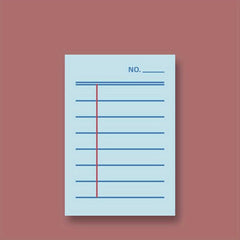 Thick Line Sticky Notes 60 Sheets Sticky Note Paper Cartoon Student Notepad