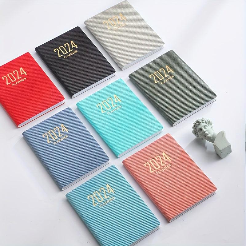 English Schedule Book A7 Daily Planner Notebook