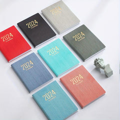 English Schedule Book A7 Daily Planner Notebook