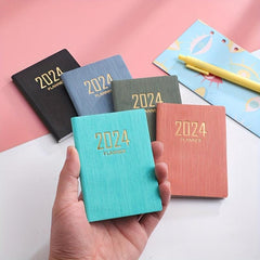 English Schedule Book A7 Daily Planner Notebook