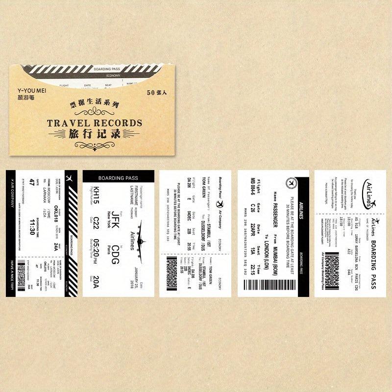 30pcs Vintage Style Bill Paper for Scrapbooking DIY Stationery School Supplies