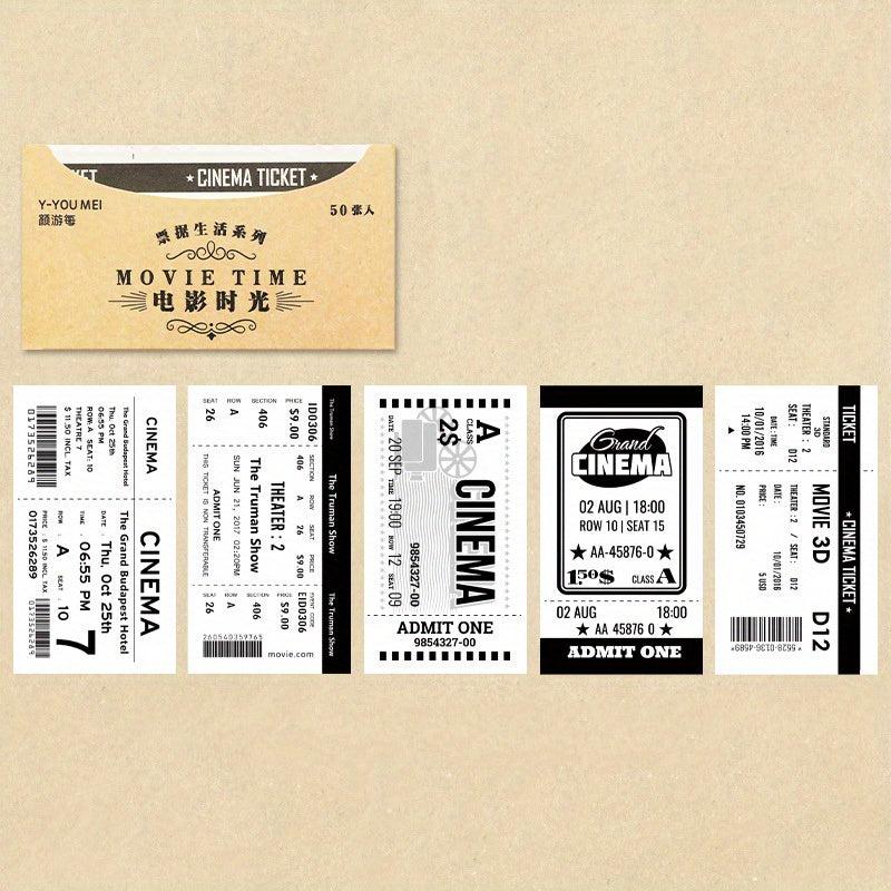 30pcs Vintage Style Bill Paper for Scrapbooking DIY Stationery School Supplies