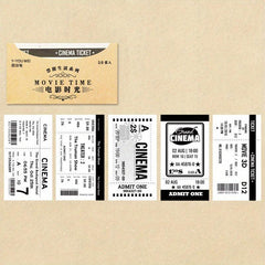 30pcs Vintage Style Bill Paper for Scrapbooking DIY Stationery School Supplies