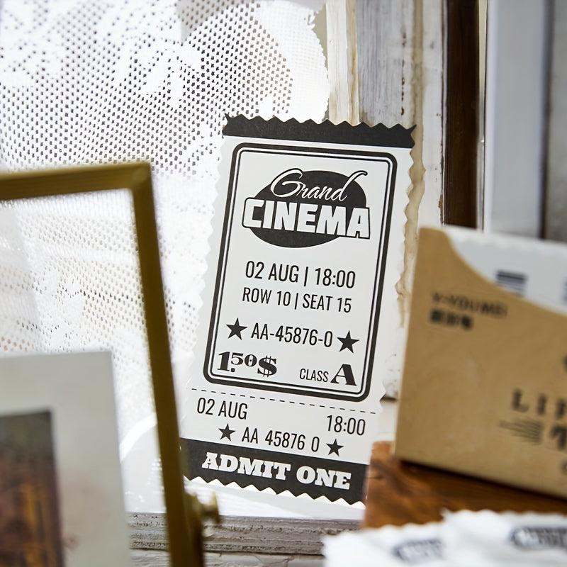 30pcs Vintage Style Bill Paper for Scrapbooking DIY Stationery School Supplies
