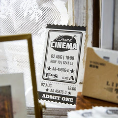 30pcs Vintage Style Bill Paper for Scrapbooking DIY Stationery School Supplies