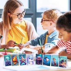 8pcs Mini Sea Animal Notebooks Ocean Party Favors