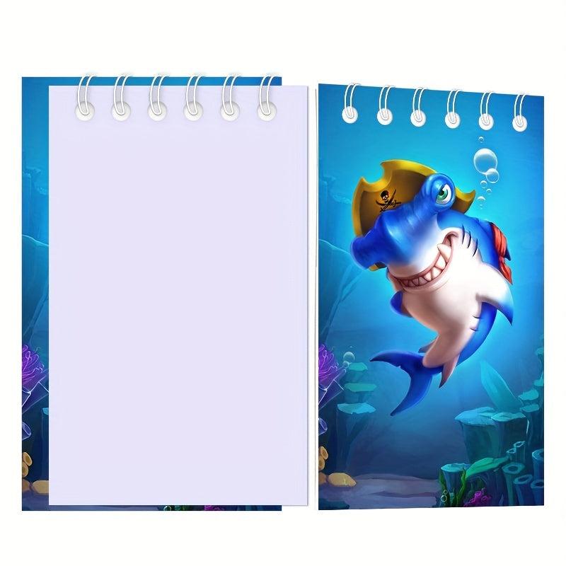 8pcs Mini Sea Animal Notebooks Ocean Party Favors