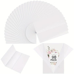 90pcs Vellum Jackets 5x7 Invitations Translucent Paper Envelope Liners