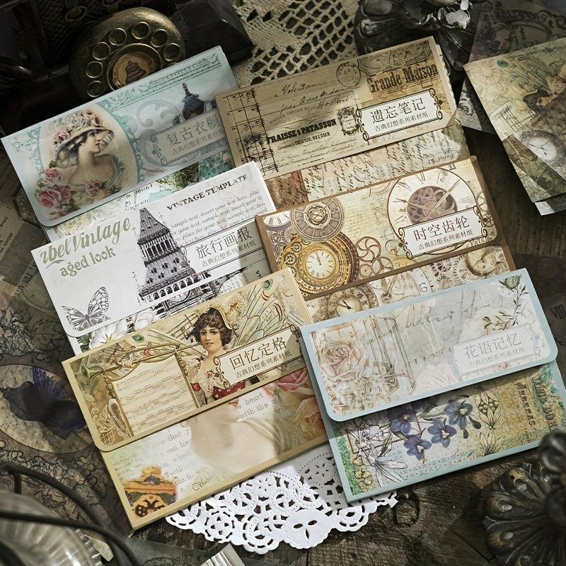 20 Sheets Vintage Scrapbook Paper for DIY Scrapbooking Journaling