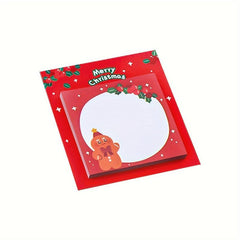4pcs Christmas Cartoon Bear Deer Sticky Notes 30 Pages