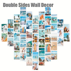 50pcs Double Sides Wall Decor Collage Kit Prints For Bedroom Wall Decor Posters