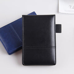 PU Leather Mini Notebook with Calculator Pocket Planner