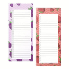 2pcs Magnetic Shopping List Pad 100 Tear Off Grocery List Magnet Notepads