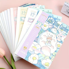 Cartoon Notebook 4 Books A5 36 Sheets Tearable Pages