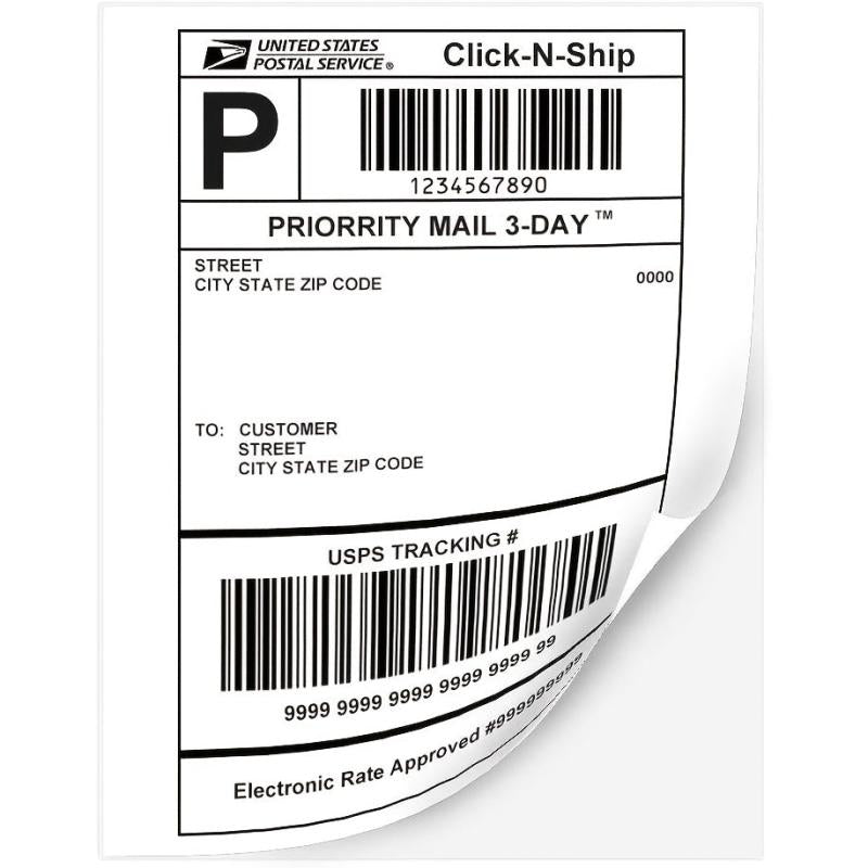 25 Self Adhesive A4 Mailing Printer Labels - Laser Inkjet Copier Printing