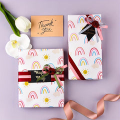 4pcs Wrapping Paper Holiday Gift Decoration Paper