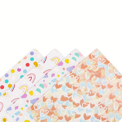 4pcs Wrapping Paper Holiday Gift Decoration Paper