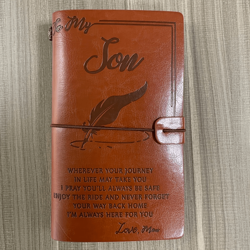 Vintage Journal PU Leather Notepad Crystal Sequin Ballpoint Pen