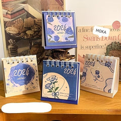 Mini Desk Calendar Desktop Decoration Check in Desk Calendar
