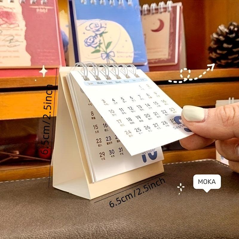 Mini Desk Calendar Desktop Decoration Check in Desk Calendar