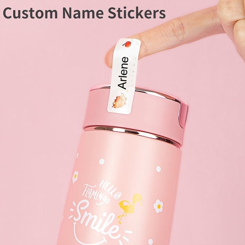 Personalized Cartoon Labels Custom Name Stickers Waterproof