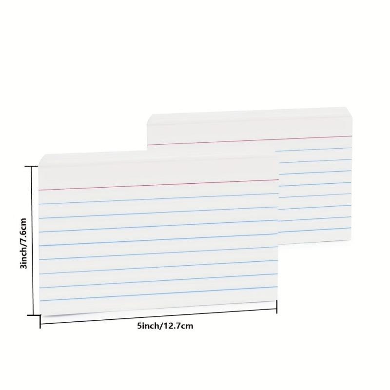 7.62x12.7 cm Index Cards 100pcs Thickened