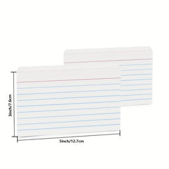 7.62x12.7 cm Index Cards 100pcs Thickened