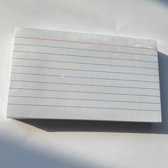7.62x12.7 cm Index Cards 100pcs Thickened