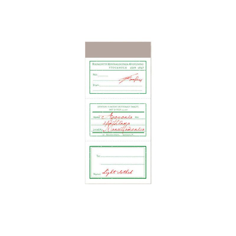 50 Pcs Memo Pad Letterhead, Decorative Handwriting Paper 3.93in x 3.15in
