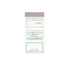 50 Pcs Memo Pad Letterhead, Decorative Handwriting Paper 3.93in x 3.15in