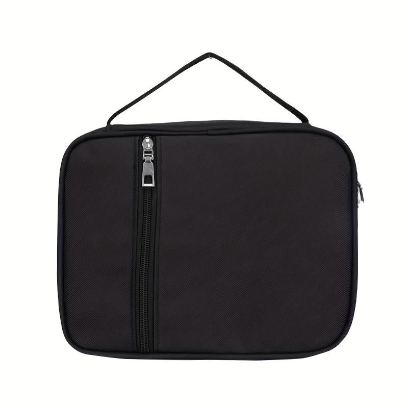 Versatile Floral Line Printed Bible Bag Casual Large Capacity Handbag