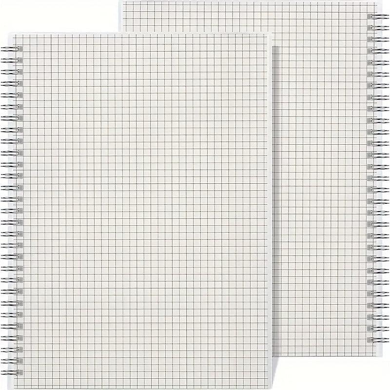A5 B5 Spiral Notebook Grid Lined Loose Leaf Notepad