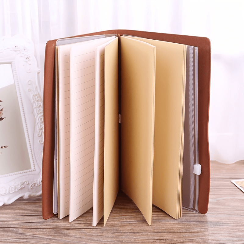 144 Sheets Vintage Notebook For Travel