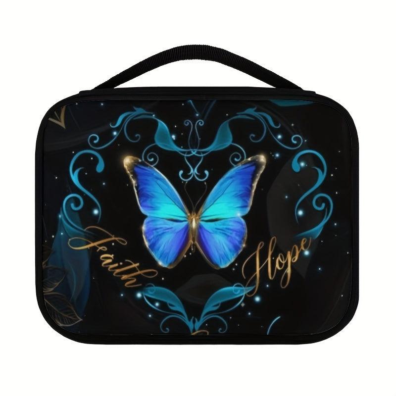 Floral Butterfly Bible Cover Carrying Book Case Church Bag