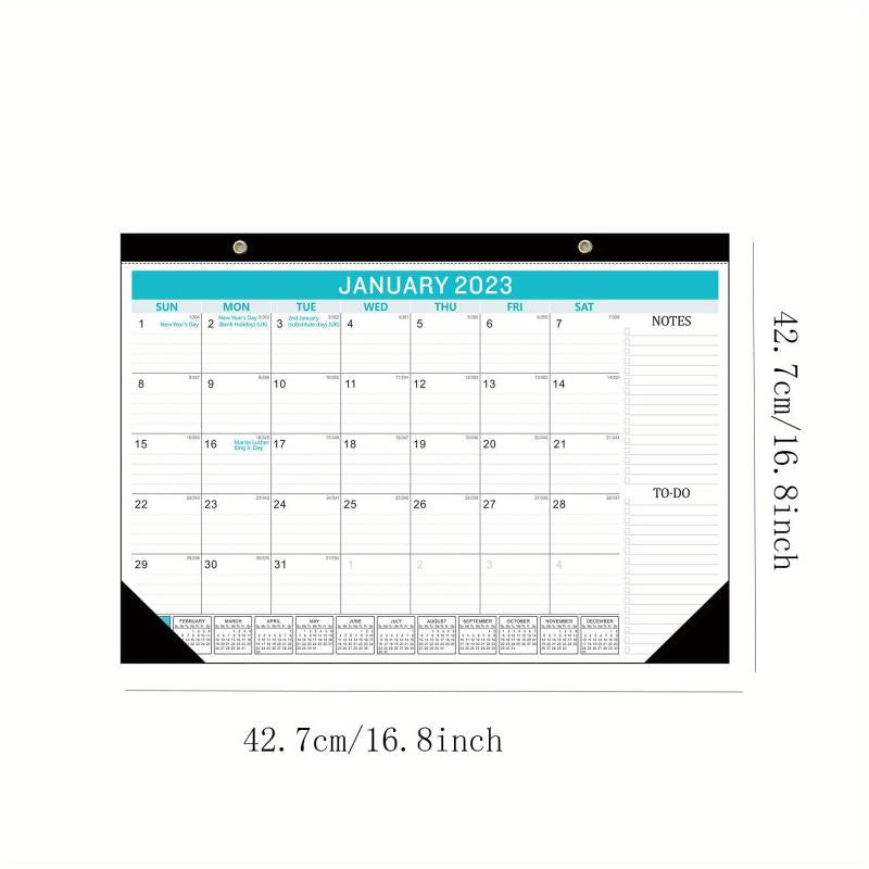 18 Monthly Wall Calendar Jul-Dec 14.75x11.5 Inches Thick Paper