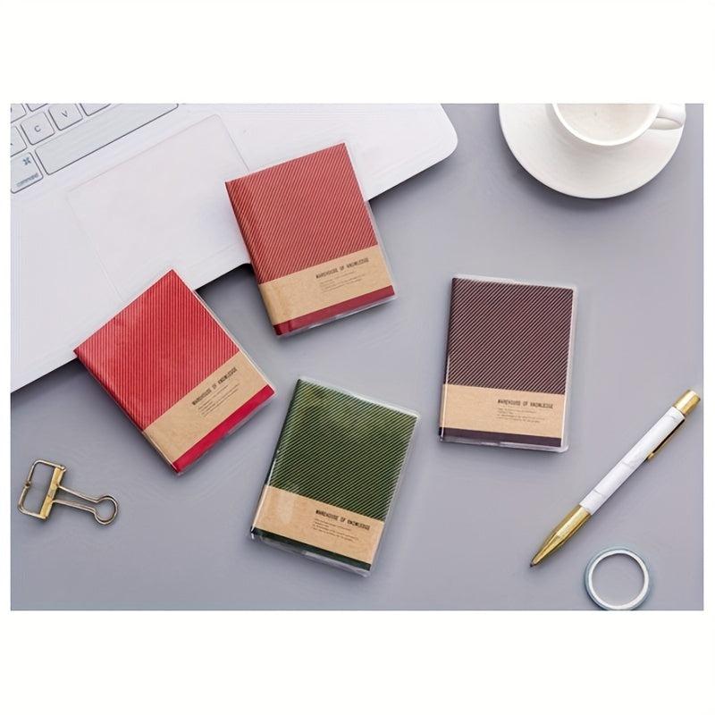 Mini Notebook with Rubber Cover for Students