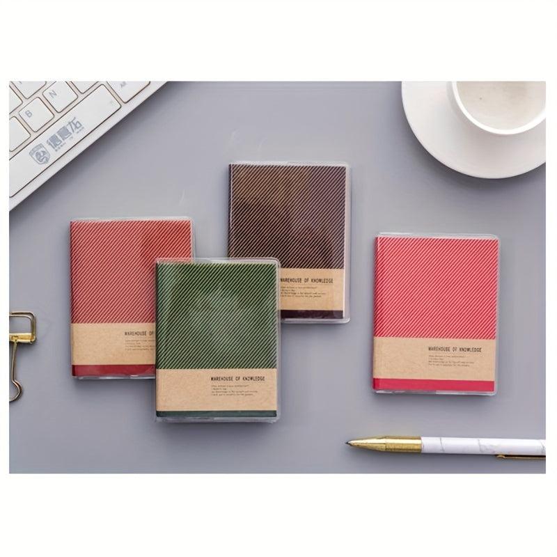Mini Notebook with Rubber Cover for Students