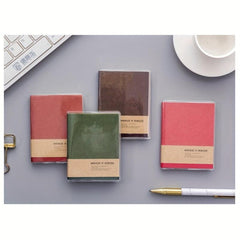 Mini Notebook with Rubber Cover for Students