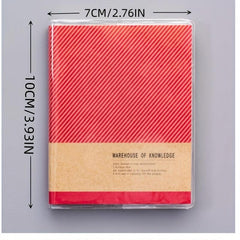 Mini Notebook with Rubber Cover for Students