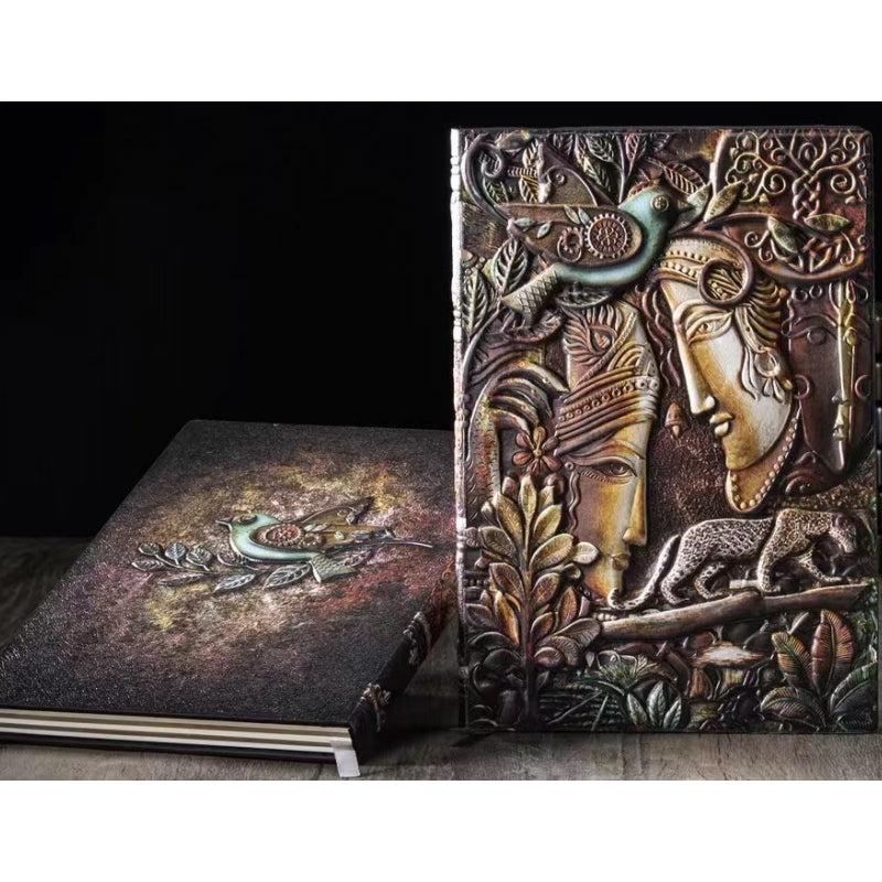 Retro Taboo Love A5 Embossed Diary Notepad