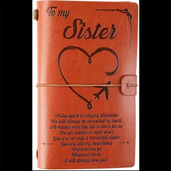 A6 Travel Notebook Small Gift For Family Sisters Friends