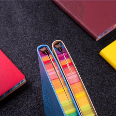 Soft Sided Notepad Rainbow Edge A5 A6