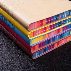 Soft Sided Notepad Rainbow Edge A5 A6