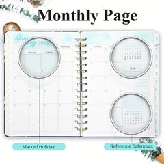 Planner Calendar Jan-Dec 15x21 Weekly Monthly Tabs